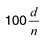 3.1.10 nonconformities per 100 items