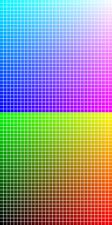 contoh sebuah palet warna