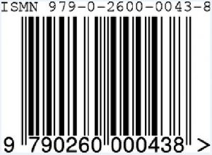 gambar : contoh ISMN 13 digit