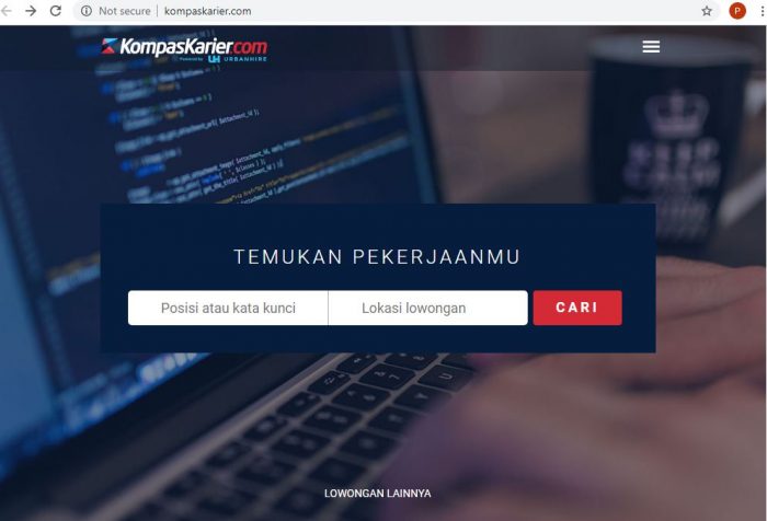 halaman utama kompaskarier.com