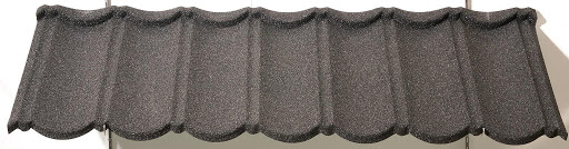 gambar : atap baja berlapis batu diatur dalam SNI 03-1588-1989 tentang genteng baja berlapis butiran batu (aggregate laminated steel roof tiles)
SNI 03-4255-1996 tentang genteng baja lapis paduan Al - Zn berlapis butiran batu (aggregate laminated Al - Zn alloy steel roof tiles)